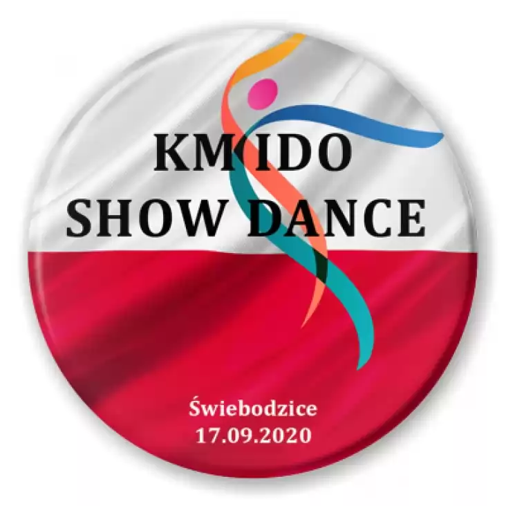 przypinka KM IDO Show Dance