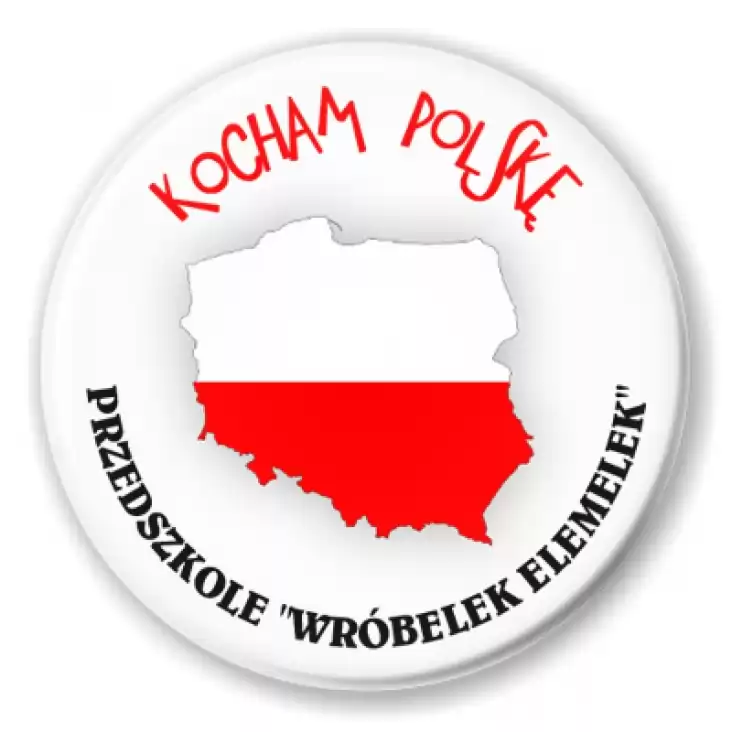 przypinka Kocham Polskę
