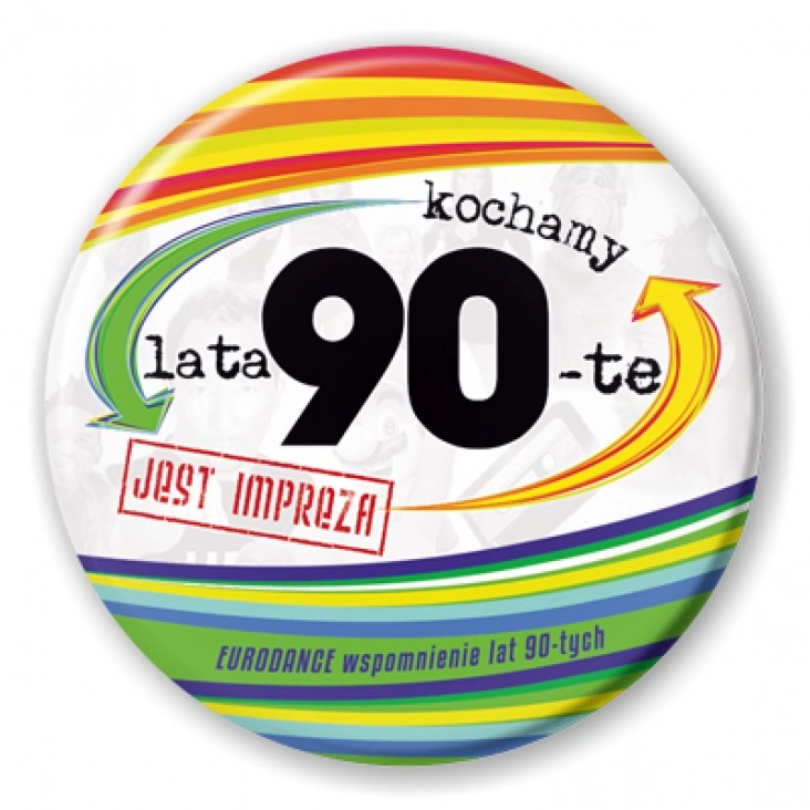 przypinka Kochamy lata 90-te