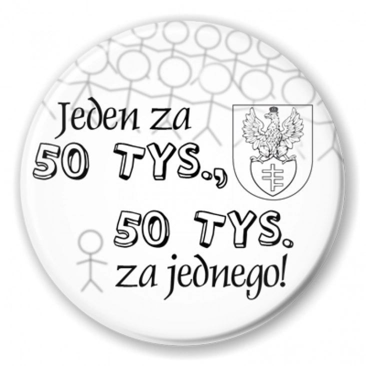 przypinka Legionowo 50 tys. D