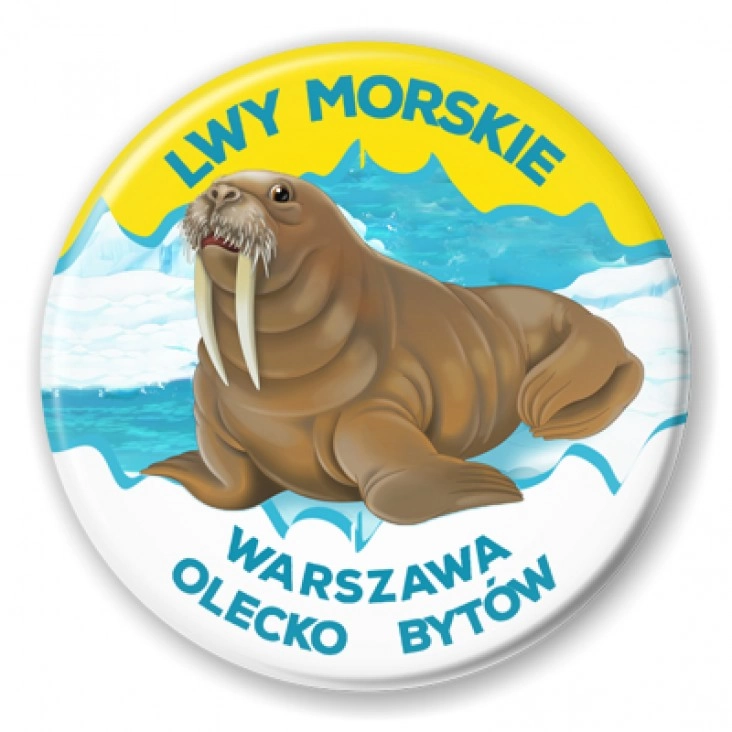 przypinka Lwy Morskie