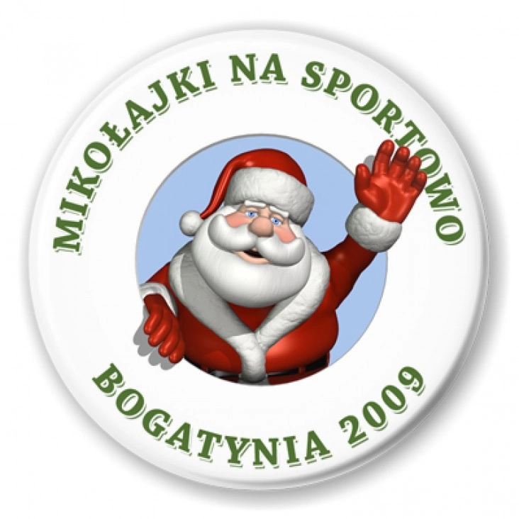 przypinka Mikołajki Bogatynia E
