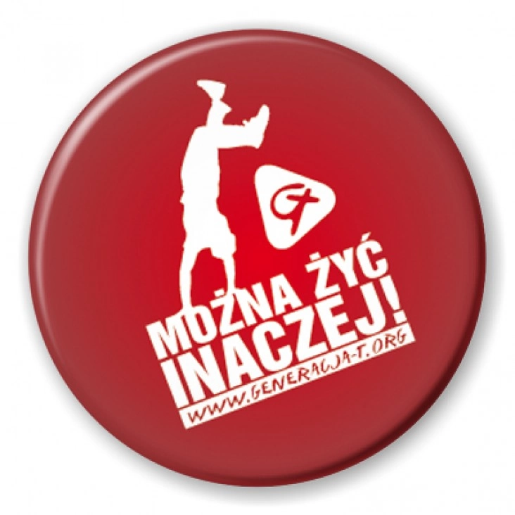 przypinka Można żyć inaczej A