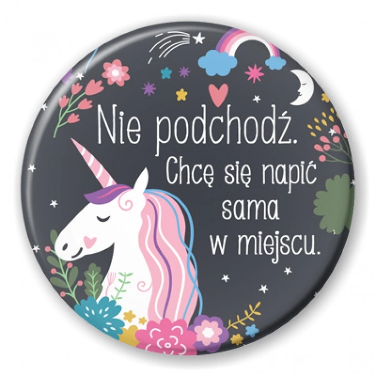 przypinka Nie podchodź