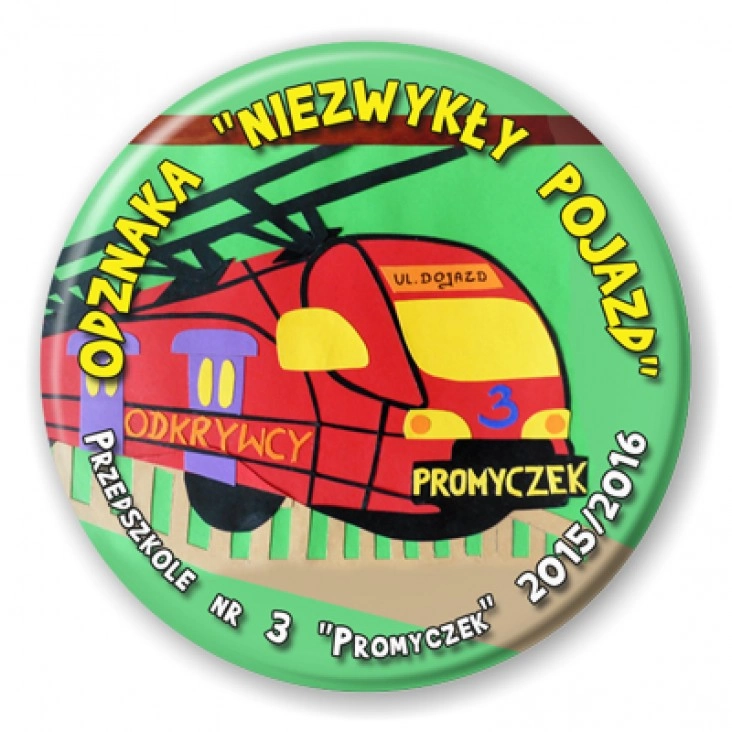 przypinka Odznaka Niezwykłay Pojazd