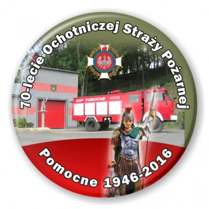 przypinka OSP Pomocne