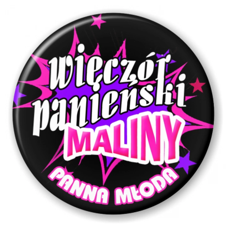 przypinka Panieński Maliny