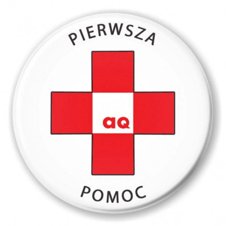 przypinka Pierwsza pomoc