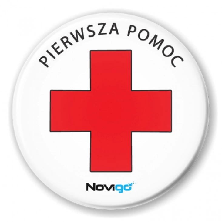 przypinka Pierwsza Pomoc