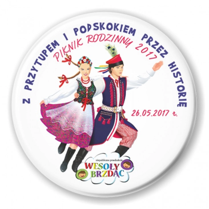 przypinka Piknik Rodzinny 2017