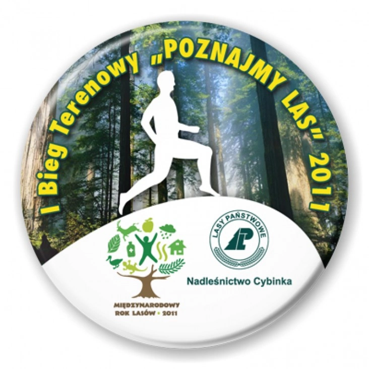 przypinka Poznajmy Las