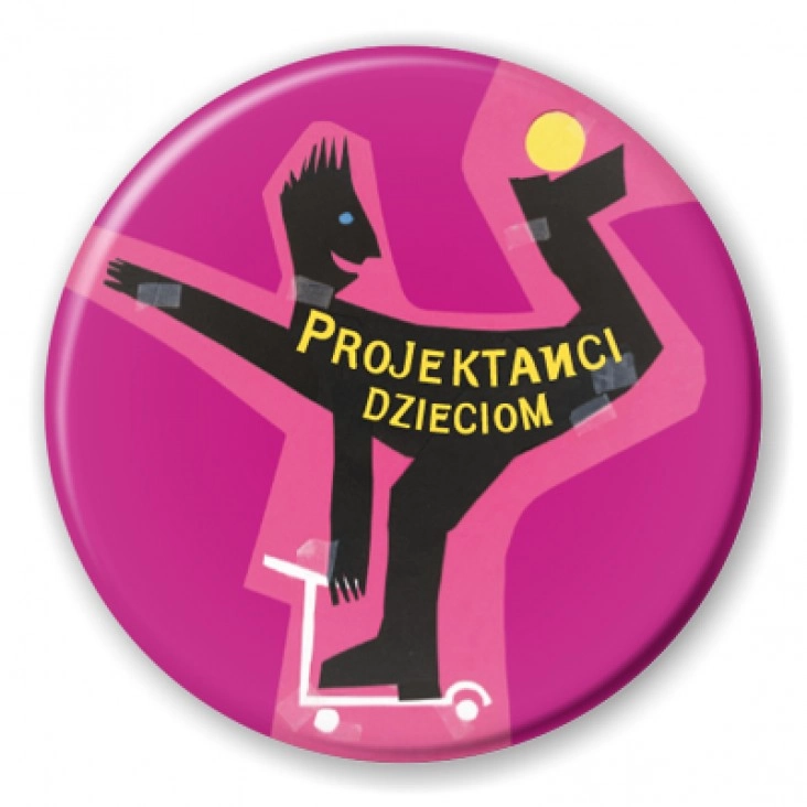 przypinka Projektanci dzieciom A