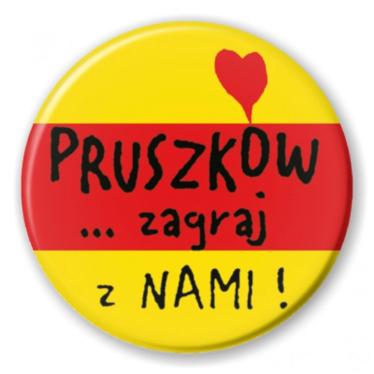przypinka Pruszków... zagraj z nami!