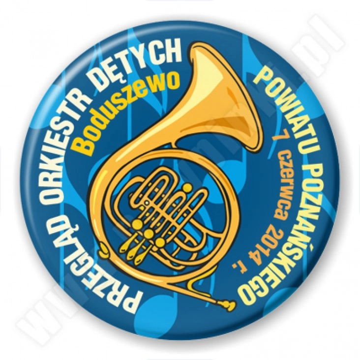 przypinka Przegląd Orkiestr Dętych Boduszewo 2014