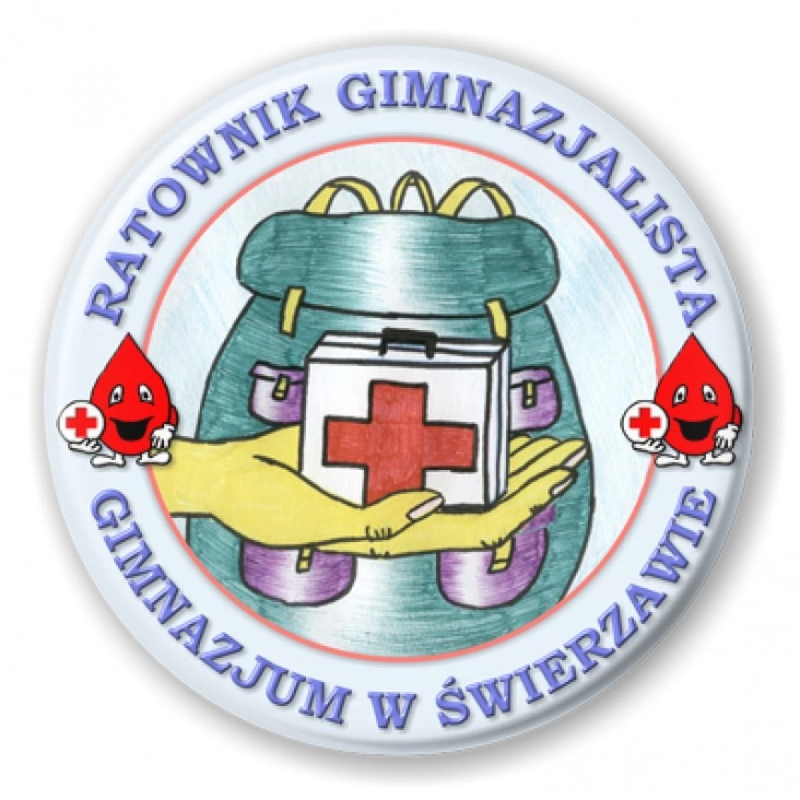 przypinka Ratownik Gimnazjalista