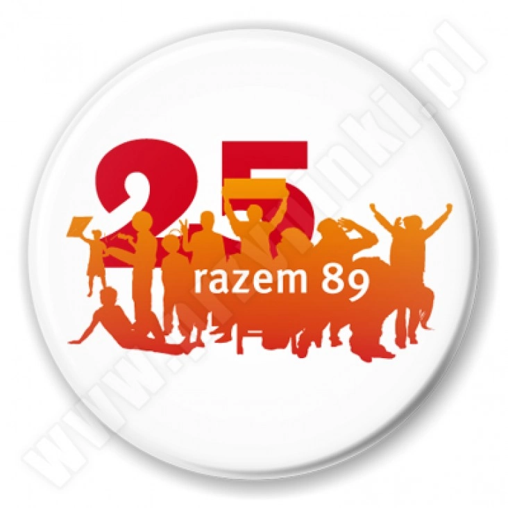 przypinka Razem 89