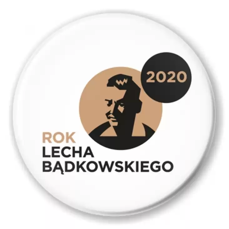 przypinka 2020 Rok Lecha Bądkowskiego