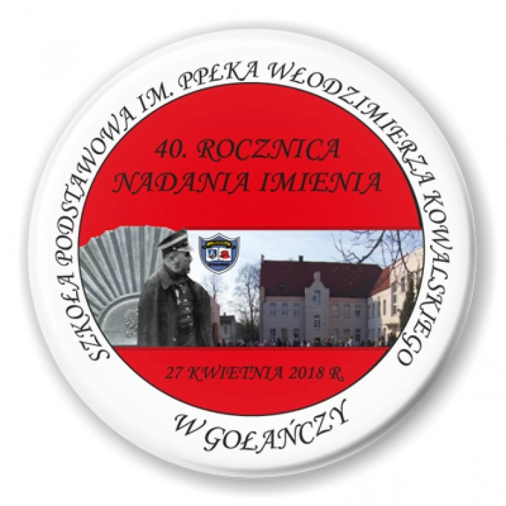 przypinka SP w Gołańczy