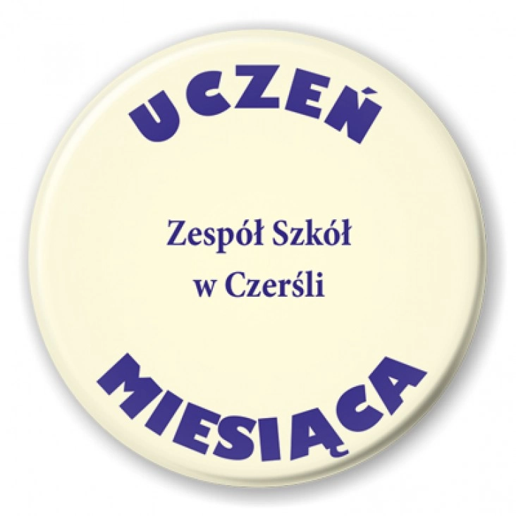 przypinka Uczeń miesiąca