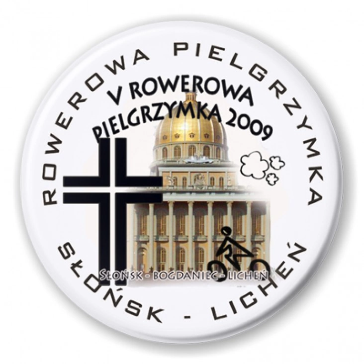 przypinka V Rowerowa Pielgrzymka 2009