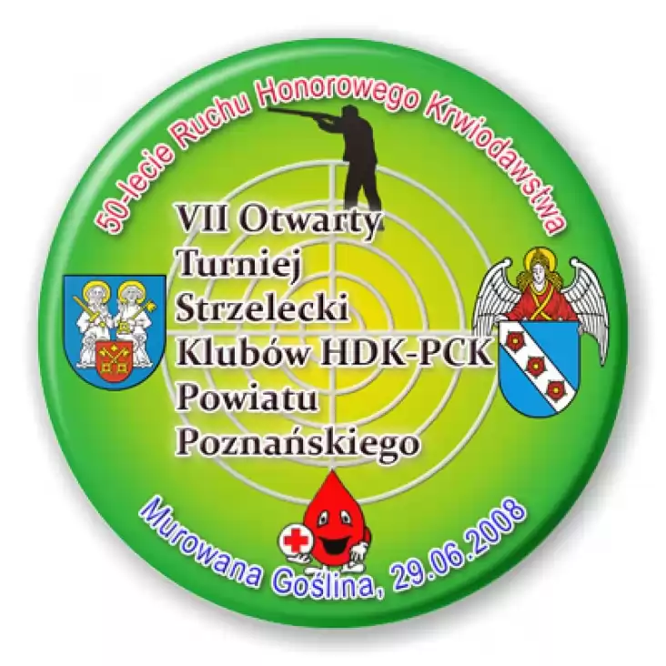 przypinka VII Turniej Strzelecki HDK-PCK