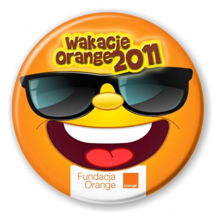 przypinka Wakacje Orange 2011