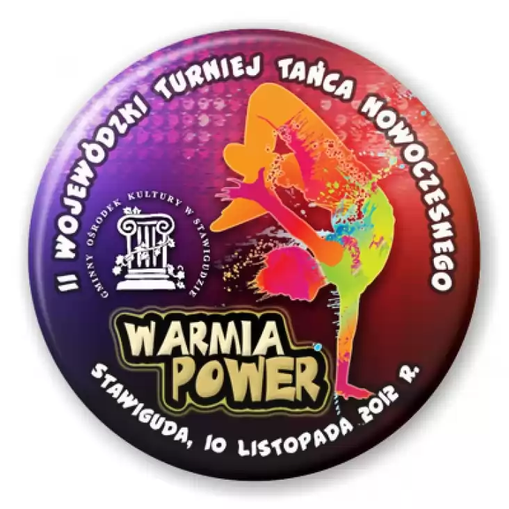 przypinka Warmia Power 2012