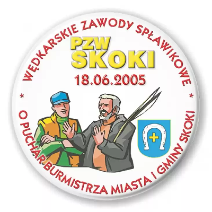 przypinka Wędkarskie Zawody Spławikowe  2005