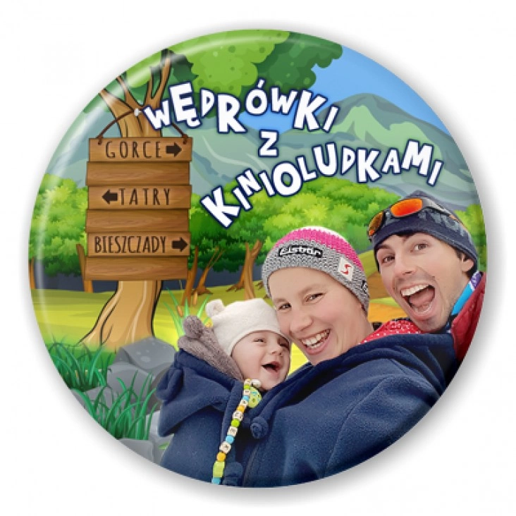 przypinka Wędówki z Kinioludkami