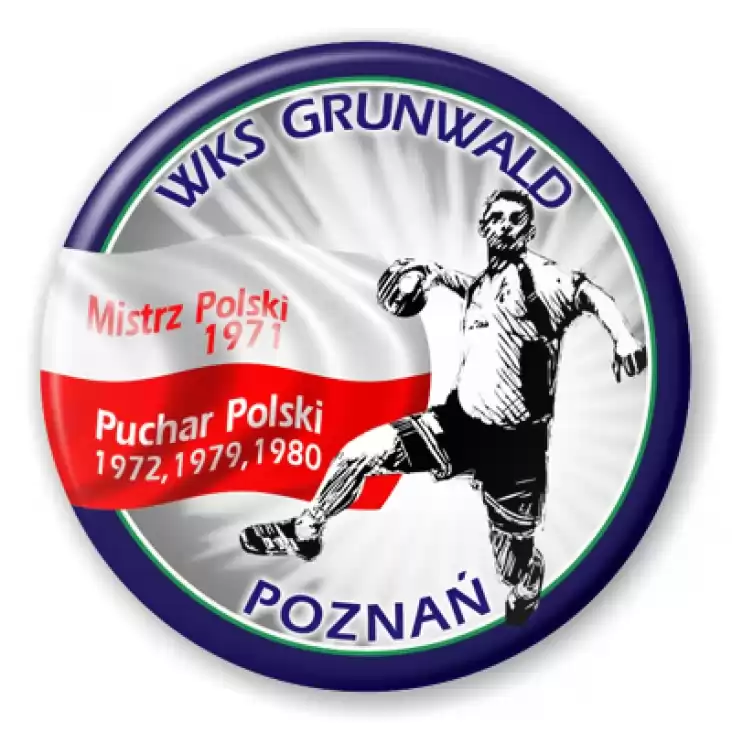 przypinka WKS Grunwald Poznań