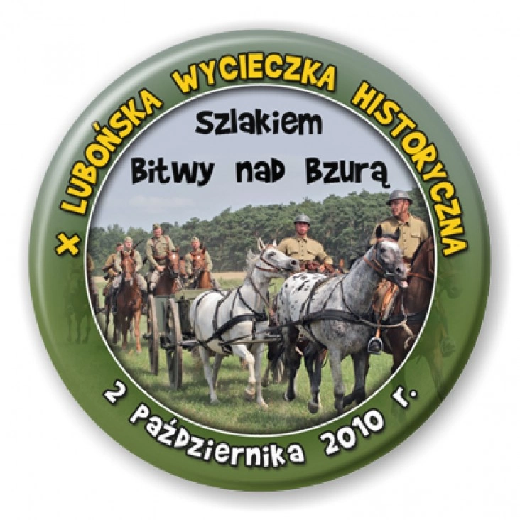 przypinka X Lubońska Wycieczka Historyczna