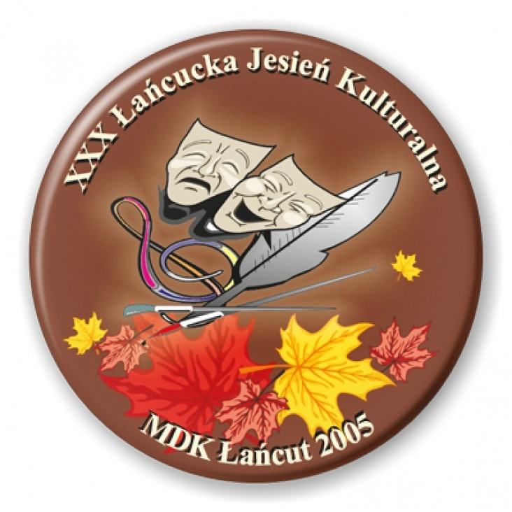 przypinka XXX Łańcucka Jesień Kulturalna