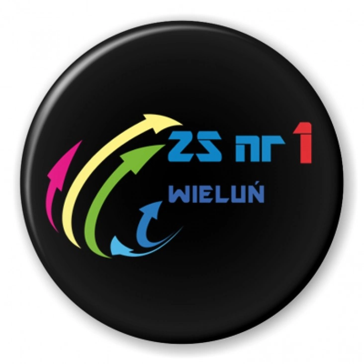 przypinka ZS nr 1 w Wieluniu