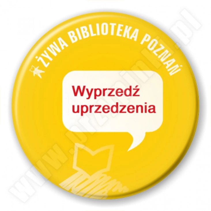 przypinka Żywa Biblioteka