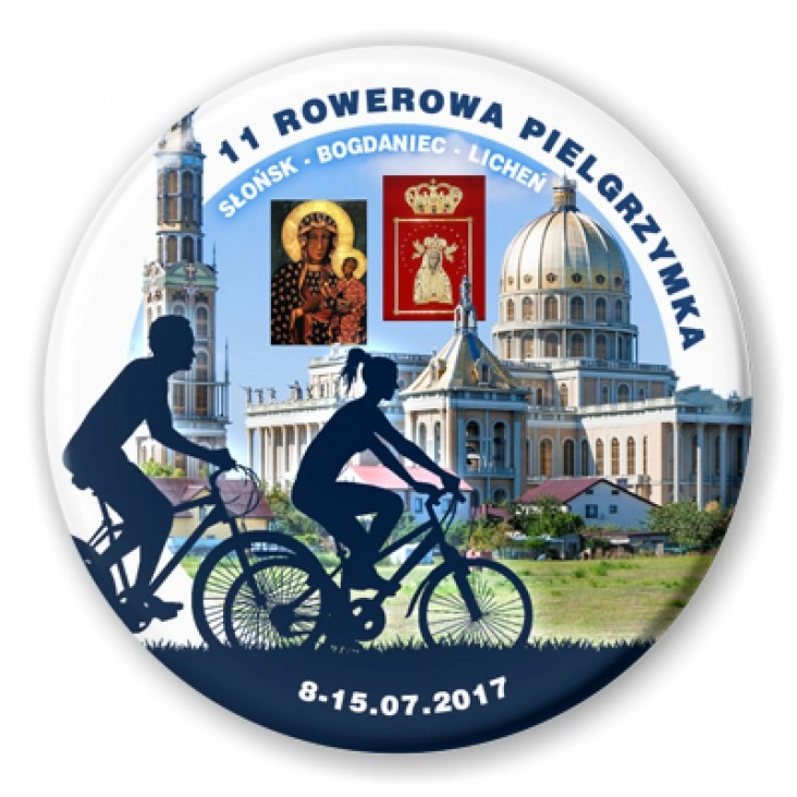 przypinka 11 Rowerowa Pielgrzymka