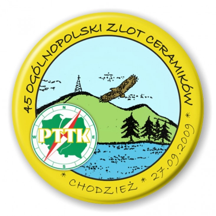 przypinka 45 Ogólnopolski Zlot Ceramików