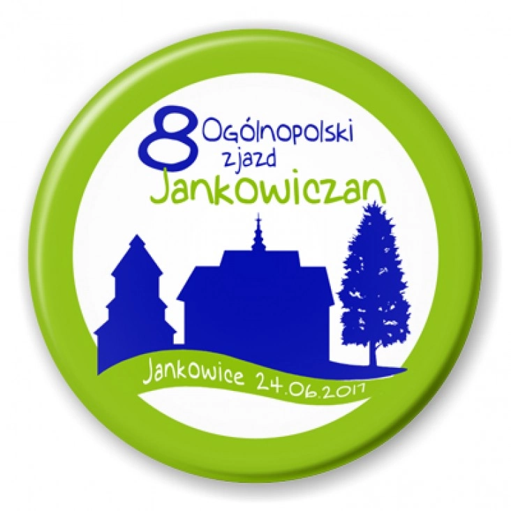 przypinka 8 Ogólnopolski Zjazd Jankwiczan