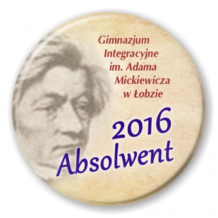 przypinka Absolwent 2016