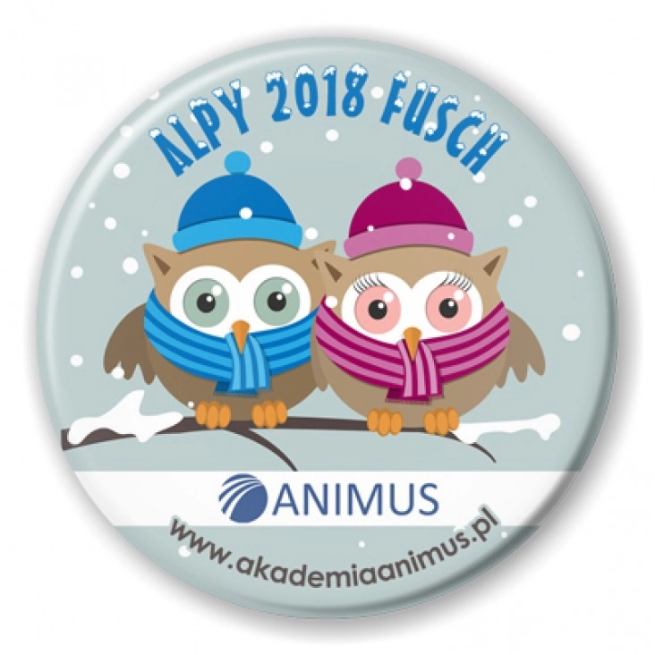 przypinka Alpy 2018