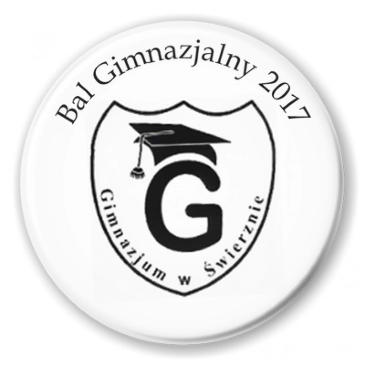 przypinka Bal Gimnazjalny 2017