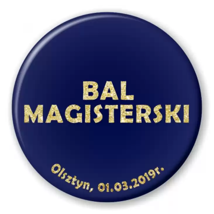 przypinka Bal Magisterski 2019