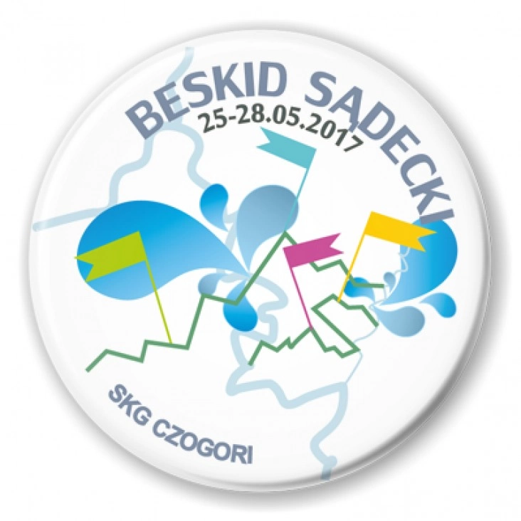 przypinka Beskid Sądecki