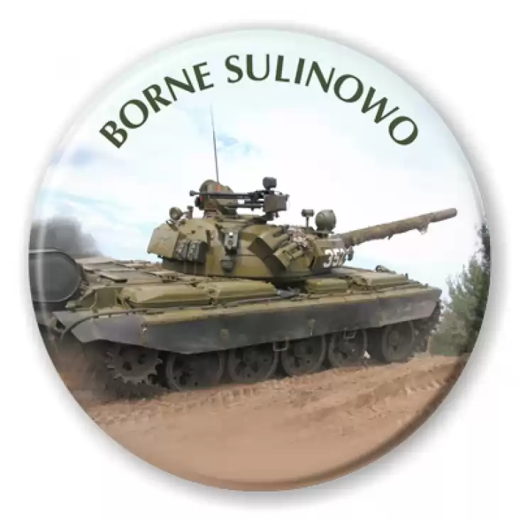 przypinka Borne Sulinowo czołg