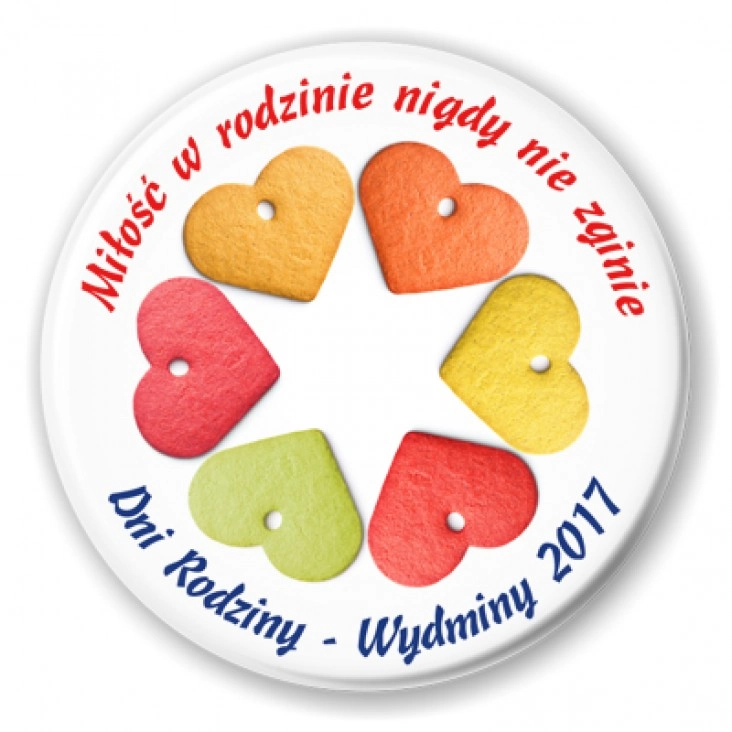 przypinka Dni Rodziny Wydminy 2017