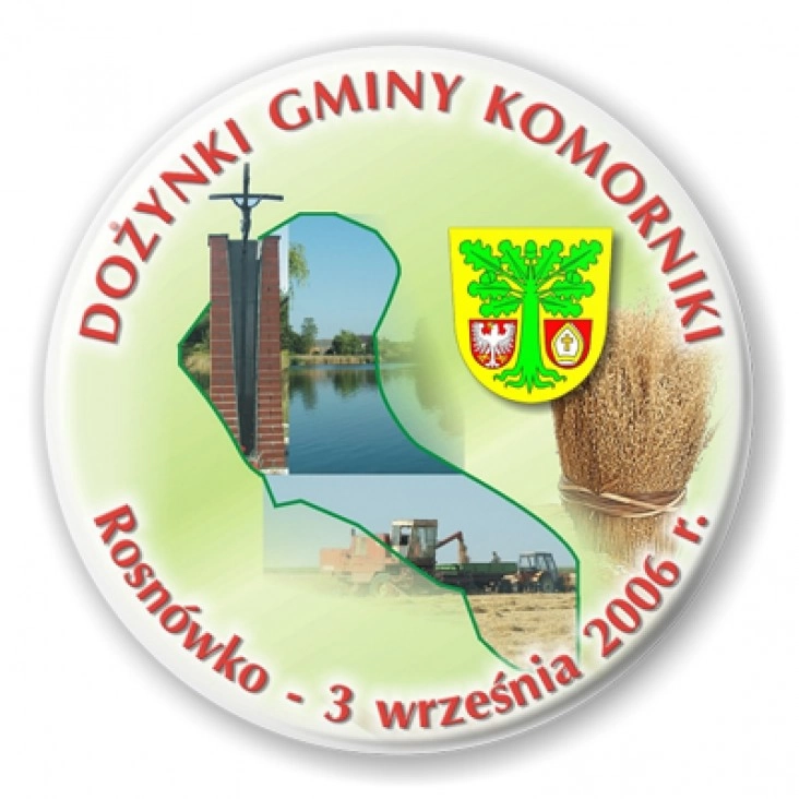 przypinka Dożynki Gminy Komorniki 2006