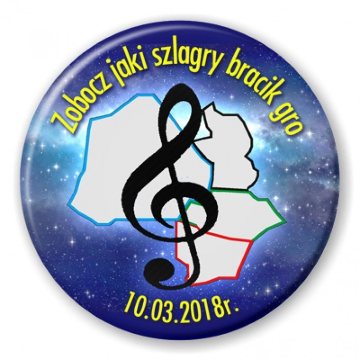 przypinka Festiwal piosenki dla harcerzy