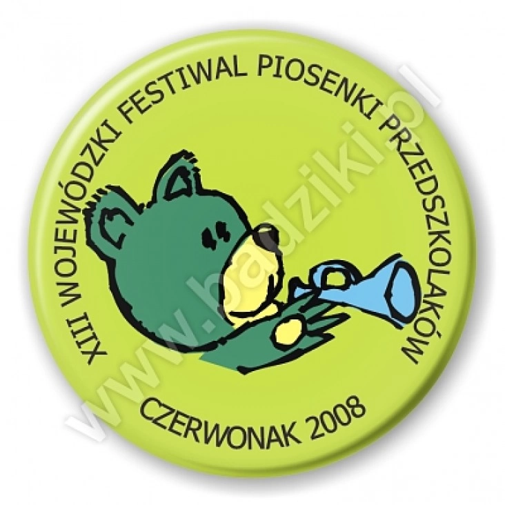 przypinka Festiwal Piosenki Przedszkolaków