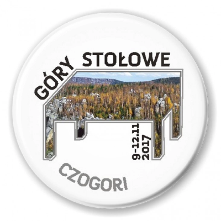 przypinka Góry Stołowe
