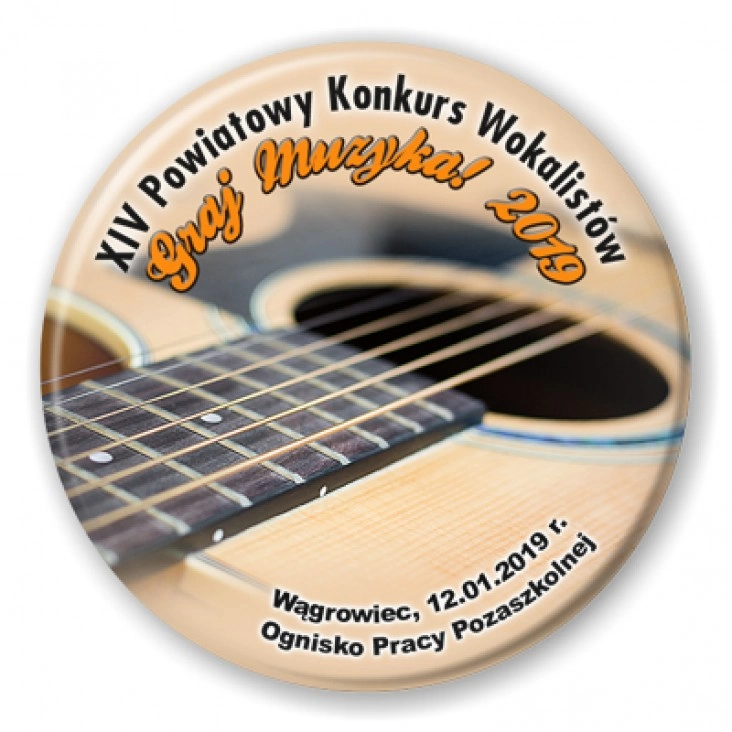 przypinka Graj Muzyka 2019