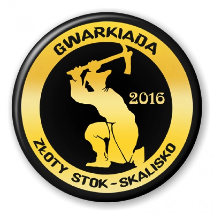 przypinka GWARKIADA 2016